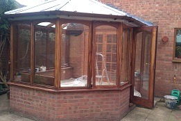 stained consevatory before
